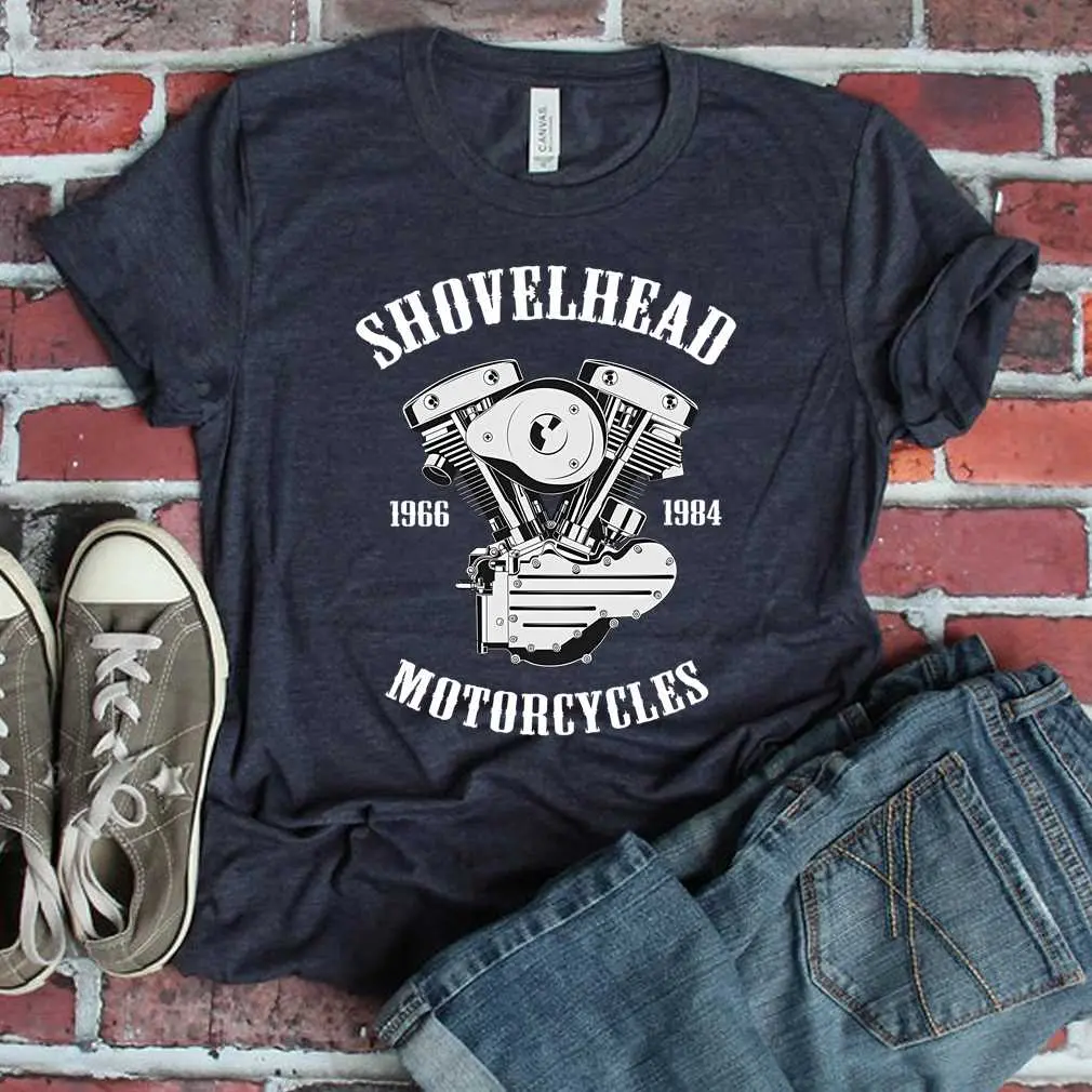 Harley Shovelhead Motorcycles T-Shirt Harley Shovelhead Motorcycles T-Shirt