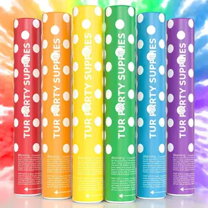 Rainbow Powder Cannon Poppers , Party Cannons for Celebrations, Graduation, Birthday, Wedding, New Year Eve
