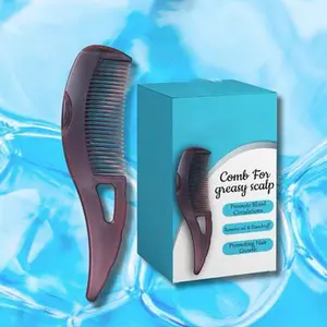 Anti-dandruff comb, Scalp massage/Refreshing Anti-dandruff/grime Hollow tooth comb, reduce scalp itchiness/hair oil, Energy massage comb, beauty comb, healthier scalp, better hair texture, removal of dandruff and grime for women and men