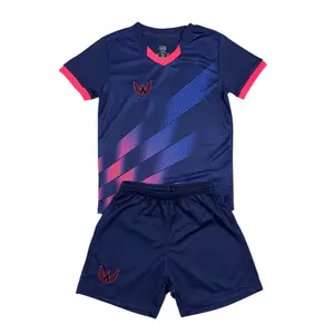 Essentials Youth Soccer Jersey Set - Purple