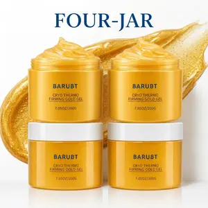 Buy 1 Get 3 Free, 4 Jar 15-Day Fast Rejuvenating Gold Body Cream | Dual-Sensation Hot & Cold Firming Gel for Arms, Thighs & Belly | Deep Hydration & Smoothing Skin Care | Gentle, Unisex Daily Moisturizer | 200g/7.05oz
