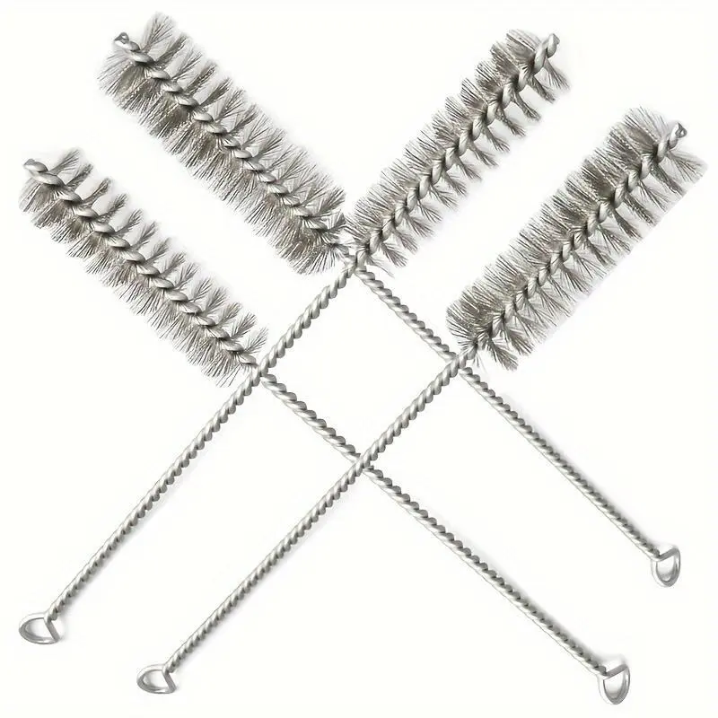 Line pipe brush, pipe cleaning brush, thread rotating tool, cleaning and rust removal tool, Household cleaning tool