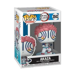 Funko Animation Akaza Vinyl Figure - Collectible 4.2 Inch Demon Slayer Merchandise for Fans & Collectors