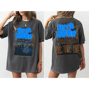 Toby.M@c T-Shirt Hits Deep Tour 2025 Hoodie Sweatshirt, Comfort Colors, Womenswear, T0by.Mac Tour 2025 Hoodie - Fit