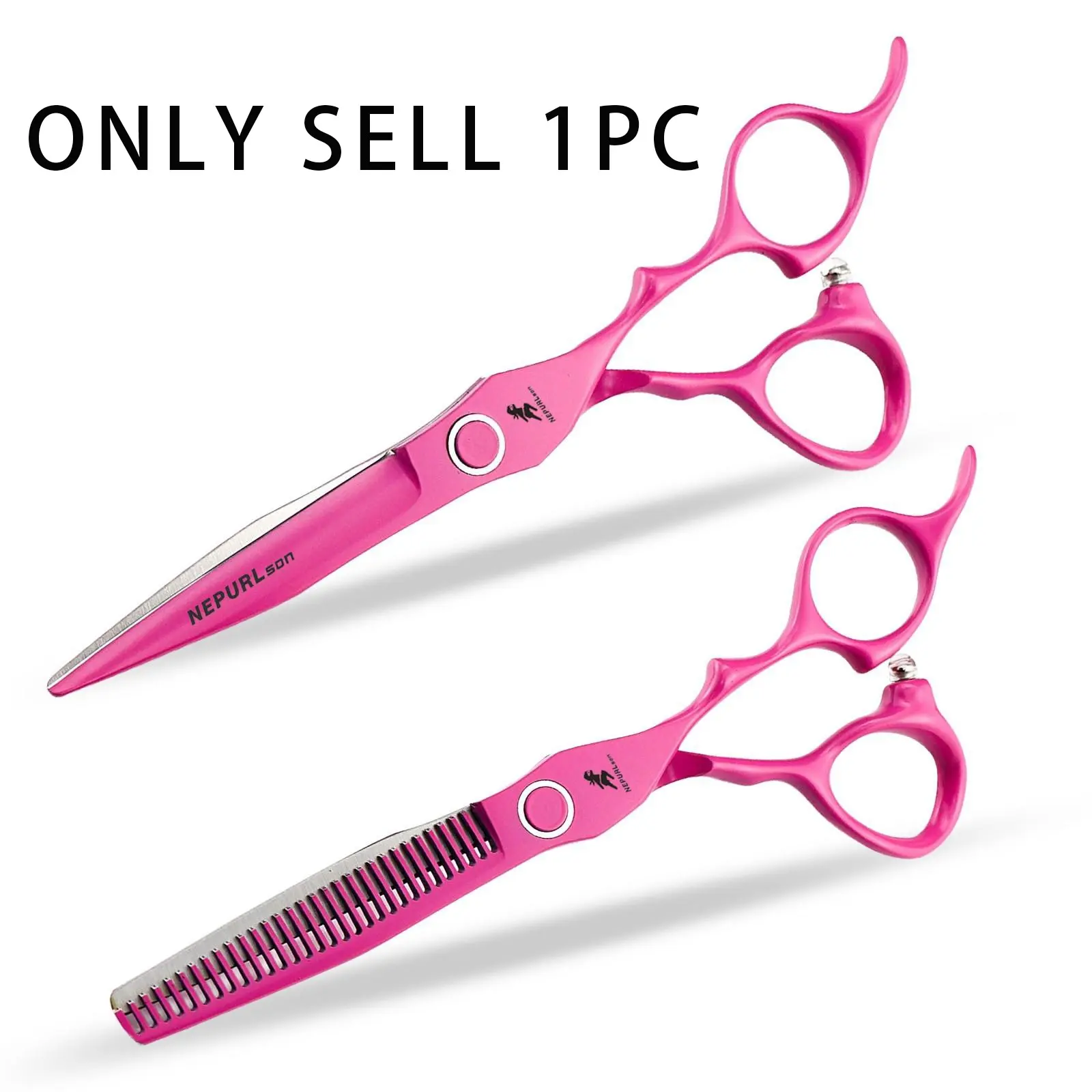 6.0 Inch Rose High-End Hair Cutting Scissors, 440C Stainless Steel, Ergonomic Design, Right Hand, Unisex Home Use, Hair Tools, Hair Styling Tool, Haircare, Barber Equipment, Hair Salon Tools