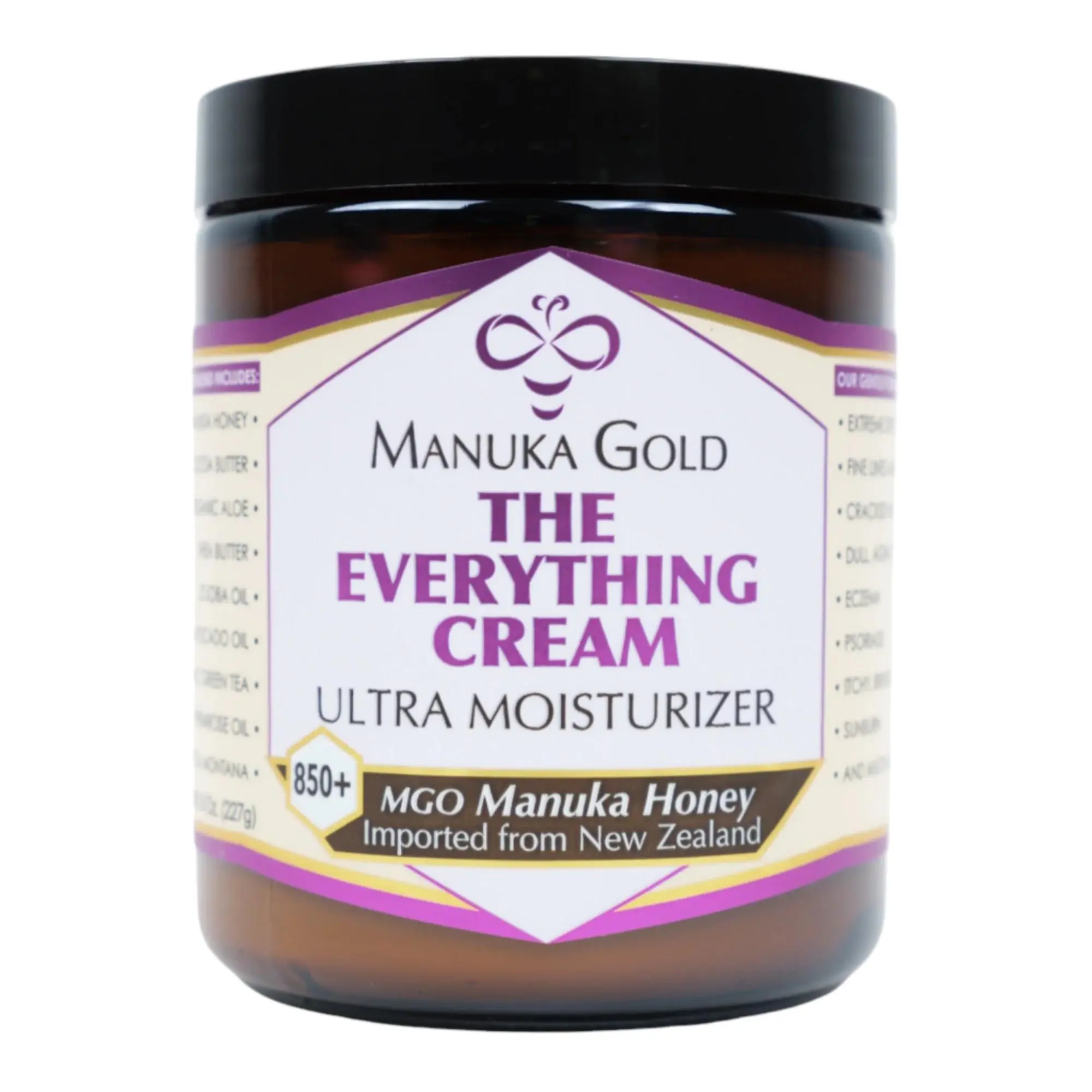 Manuka Gold The Everything Cream - Daily Gentle Soothing for Eczema, Moisture, Radiant Skin, Organic Shea & Comfort Hydrate Moisturizer Coconut Oil Skincare Aloe Vera