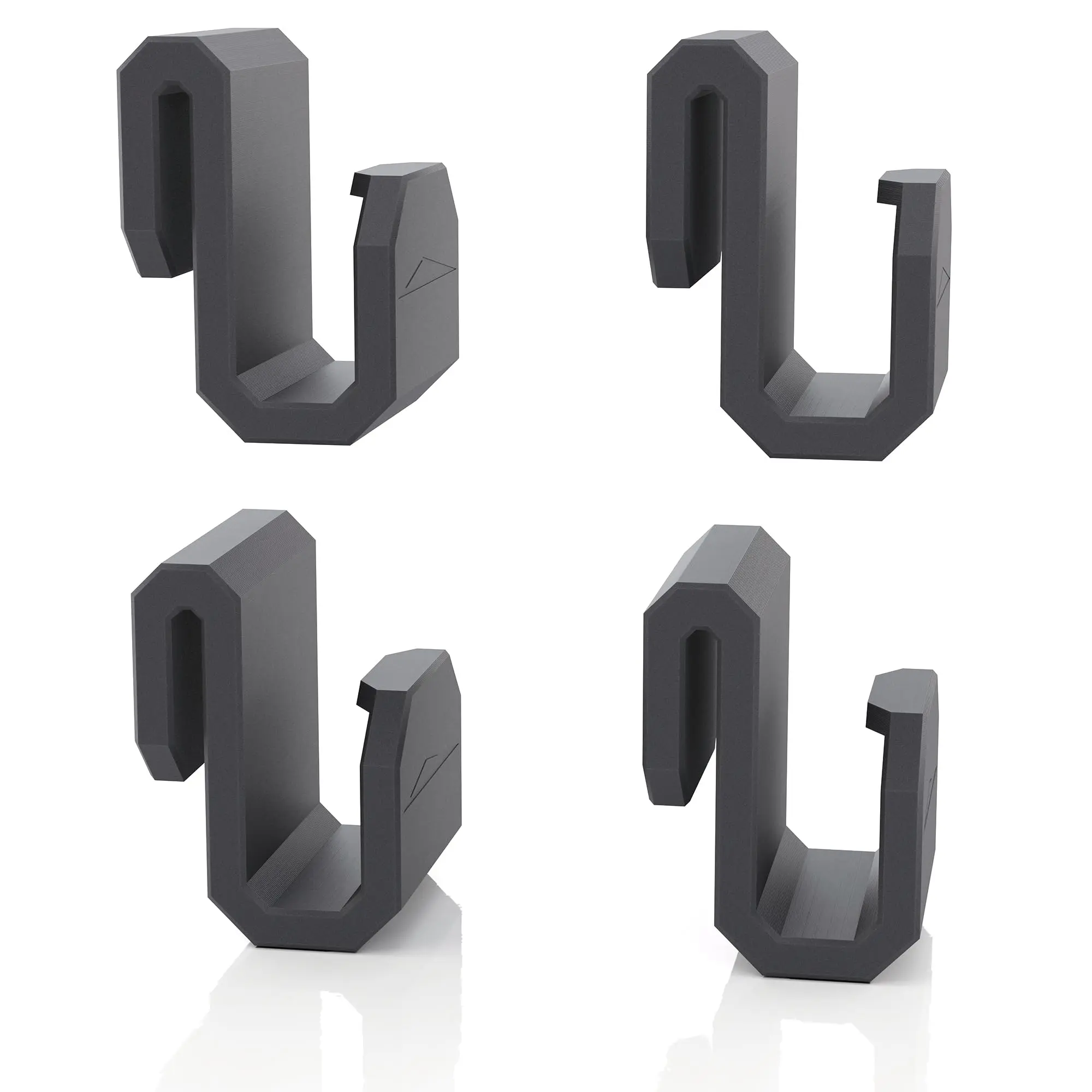 4 Packs Molle Board Hook for Tesla Cybertruck, Metal Cyber Hook for Molle Panels and Vault Cargo Divider, Aluminum Alloy Accessory for Trunk Bed Net and Divider Hooks