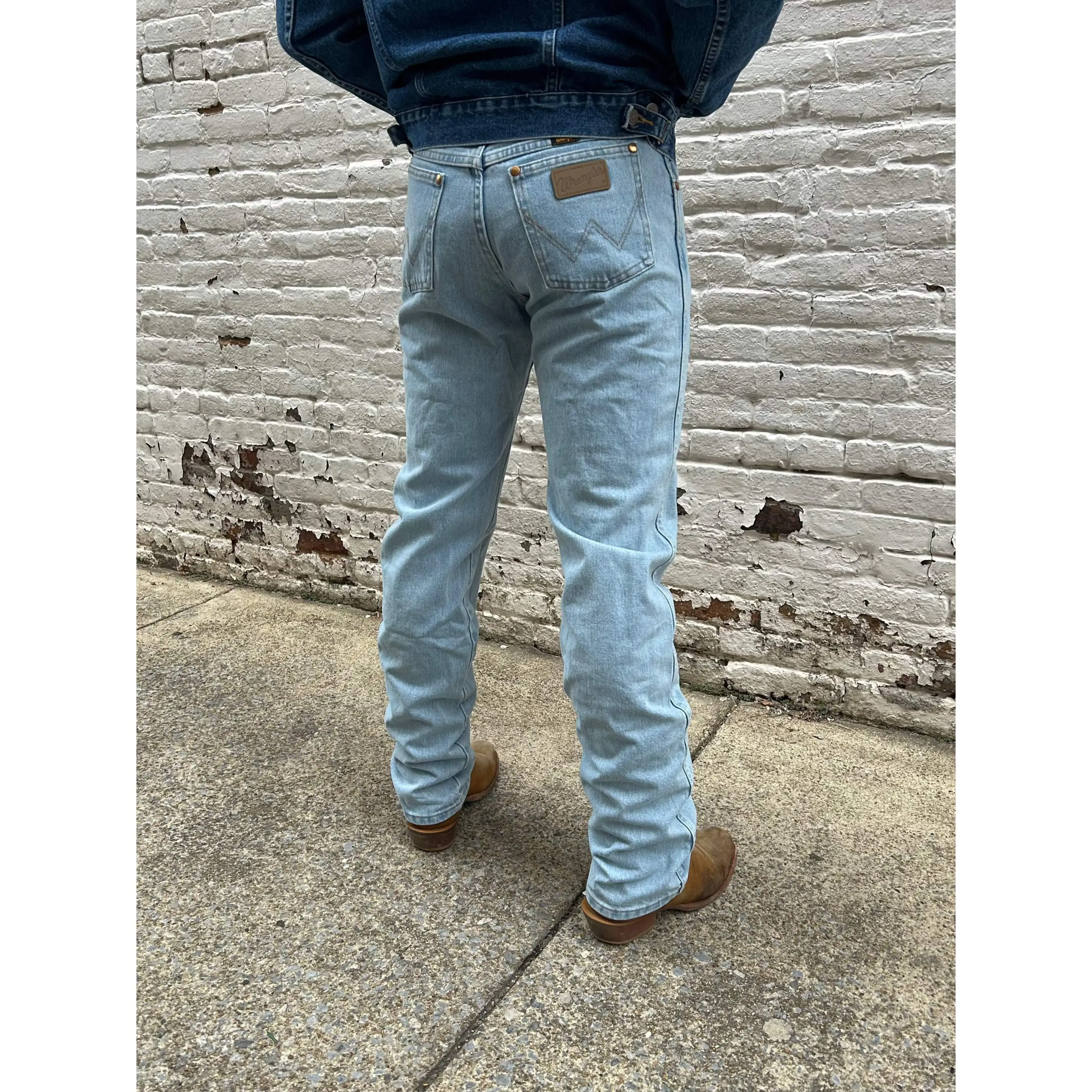 Wrangler Cowboy Cut Bleach Slim Fit 100% Cotton