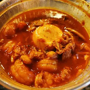 Shrimp Spicy Pickled Bowl: Sausages, Eggs, Pickles, Jalapeños - Homemade Instant Spicy Bowls with Ruffle Cheddar & Sour Cream Chips