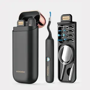 Minixtec Smart Ear Pick with HD Camera - Painless Wax Removal Kit & Visual Otoscope for Kids & Adults - 4 Tools in 1 Kit - Safe & Gentle - Home-Use Endoscope - 100% Private & Secure - Perfect for Family Use