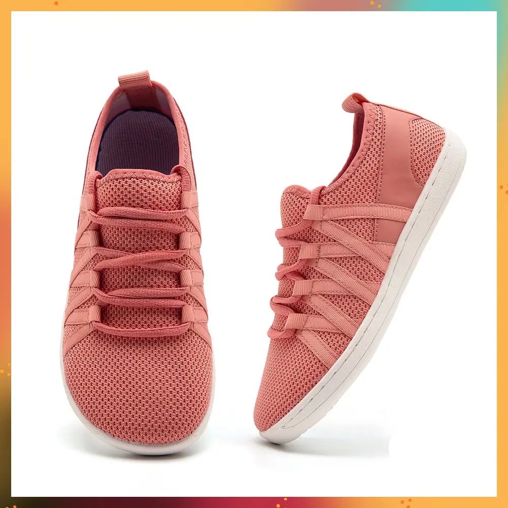 Leafage Women's Barefoot Wide Minimalist sneakers classic for low top wide toe box loose sole barefoot casual walking gift viral nurse shoes