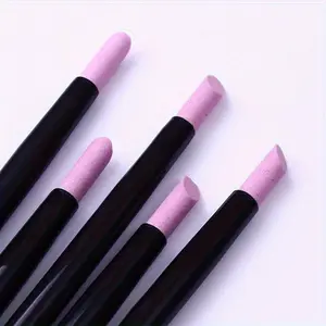 5PC selling quartz stone scrub pen cutin remover fader trimmer dead skin remover Manicure Pedicure Remover professional nail care tool