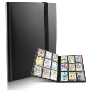 9 Pocket Trading Card Binder, 1 Count 20 Pages Side Loading Card Book, Soccer Basketball Cards, Sports Hockey Card Collector, Holds 360 Cards, Trading Card Album, Trading Card Storage, Trading Card Organizer
