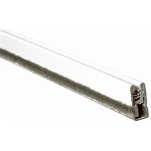 212 MAIN Prime Line PL 14179 Universal C Weatherproof Window Sash - Aluminum Interior/Exterior Roll Formed Square Cut Window Frame with Pre-Installed Weatherproof Seal, White Finish, Pack of 12