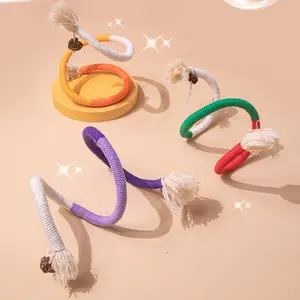 Cat Toys Ropes 3Pcs, Safe Teeth Cleaning Toy for Indoor Kittens, Interactive Kitty Toys Durable and scratch-resistant Cat Toy