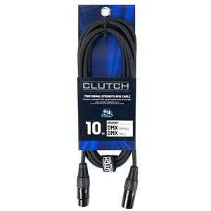 Clutch 10' 3-Pin DMX Lighting Cable
