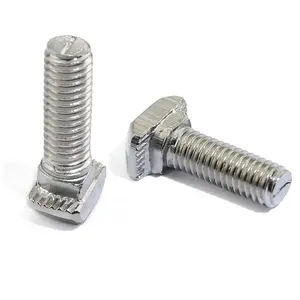 20 Pcs M6 x 30mm Thread T Slot Drop-in Bolt T-Bolt Hammer Head Bolt T Screw Stud for 3030 Series Standard 8mm T-Slot Aluminum Extrusion Profile (3030 Series)