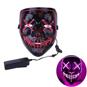 Halloween Mask LED Light up Mask for Festival Cosplay Halloween Costume Masquerade Parties Mask Mask Mask