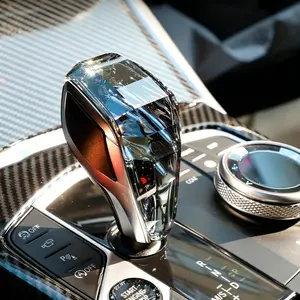 2026 New Crystal LED Gear Shift Knob Universal Multicolor Light Modified Shifter Handle Auto Interior Accessories for Most Cars