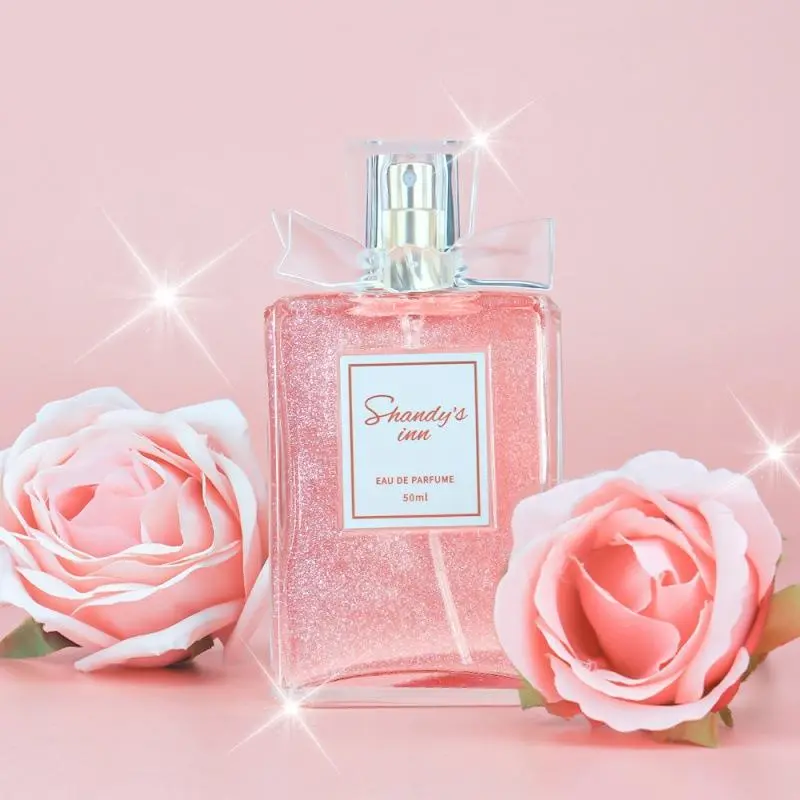 50ML Women's Perfume, Fresh Rose Scent, Elegant Floral Scents, Floral Scent Fragrance, Elegant Gift for Women, Trendy Party and Daily Use, Alcoholic Liquid, Single Item