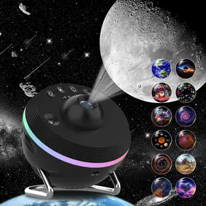 Galaxy Projector –  13 in 1 Star Projector Home Planetarium, Space Ceiling Starry Sky Night Light with Light Strip, Meteor & Galaxy Lamp for Kids & Adults, Perfect Christmas Gift