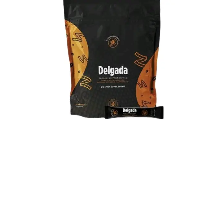 Delgada Instant Coffee Low Fat Low Sugar 1 Bag 28 Sachets Delgada Instant Coffee Low Fat Low Sugar 1 Bag 28 Sachets