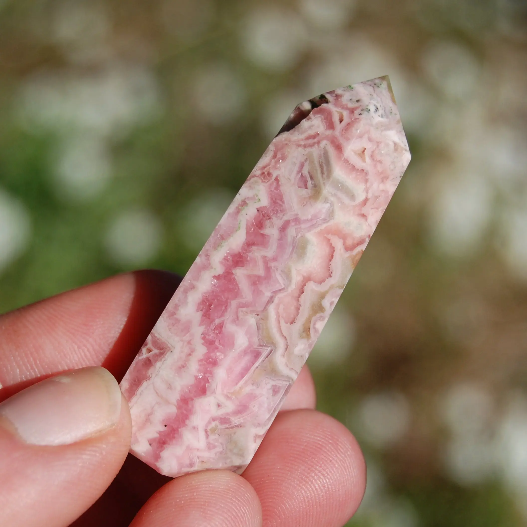 2in 37g Genuine Rhodochrosite Crystal Tower, Argentina