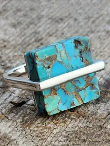 Vintage Square Ring Simple Retro Women's Jewelry, Fashion Vacation and Party Accessory, Casual Style, All Seasons, Elegant Ring