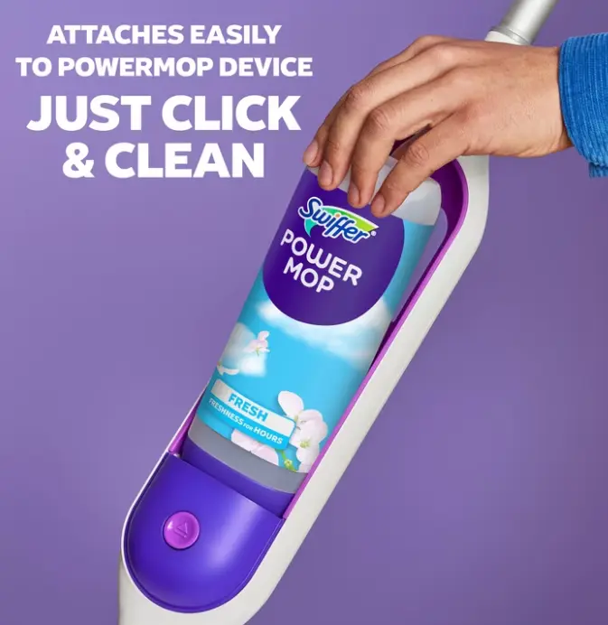 2-Pack Swiffer PowerMop Refill Solution, Fresh Scent Floor Cleaner, 50.6 oz Each (101.2 oz Total)