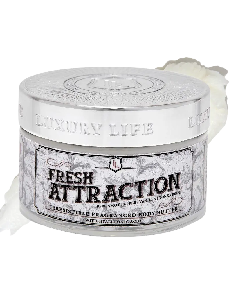 Fresh Attraction Irresistible Body Butter | Bergamot, Apple & Vanilla | Hydrating with Hyaluronic Acid