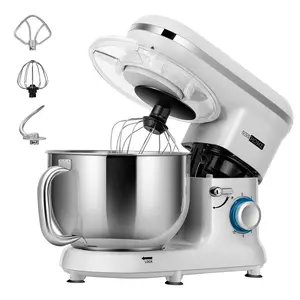VIVOHOME Stand Mixer, 660W 10 Speed 6 Quart Tilt-Head Kitchen Electric Food Mixer with Beater, Dough Hook, Wire Whip and Egg Separator