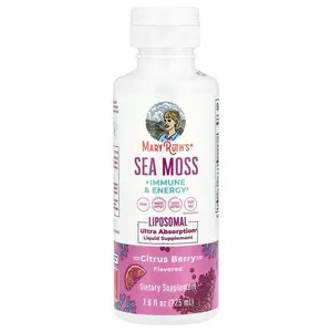 MaryRuth's Sea Moss + Immune & Energy Liposomal, Citrus Berry, 7.6 fl oz (225 ml)