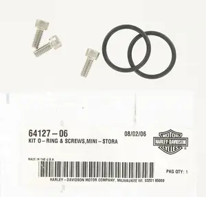 New OEM Genuine Harley-Davidson Clamp Kit Mini Storage Tube, 64127-06