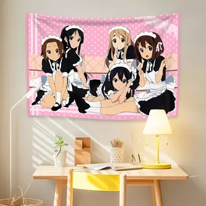 1-piece set, adorable anime tapestry, room/bedroom/wall decor, wall art/party decoration, comes with an easy-to-install toolkit, ideal gift