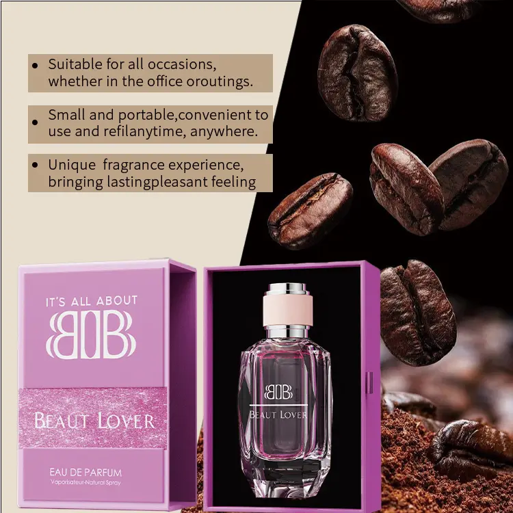 Women's 50ml Evening EDP Fragrance - Long-Lasting Floral Oriental Gourmand Scent, Confidence-Boosting, Top Notes Pink Pepper, Orange Blossom, Pear, Jasmine, Base Notes Vanilla, Patchouli, Cedarwood, Single Item, Women's Fragrance, Vanilla Perfume