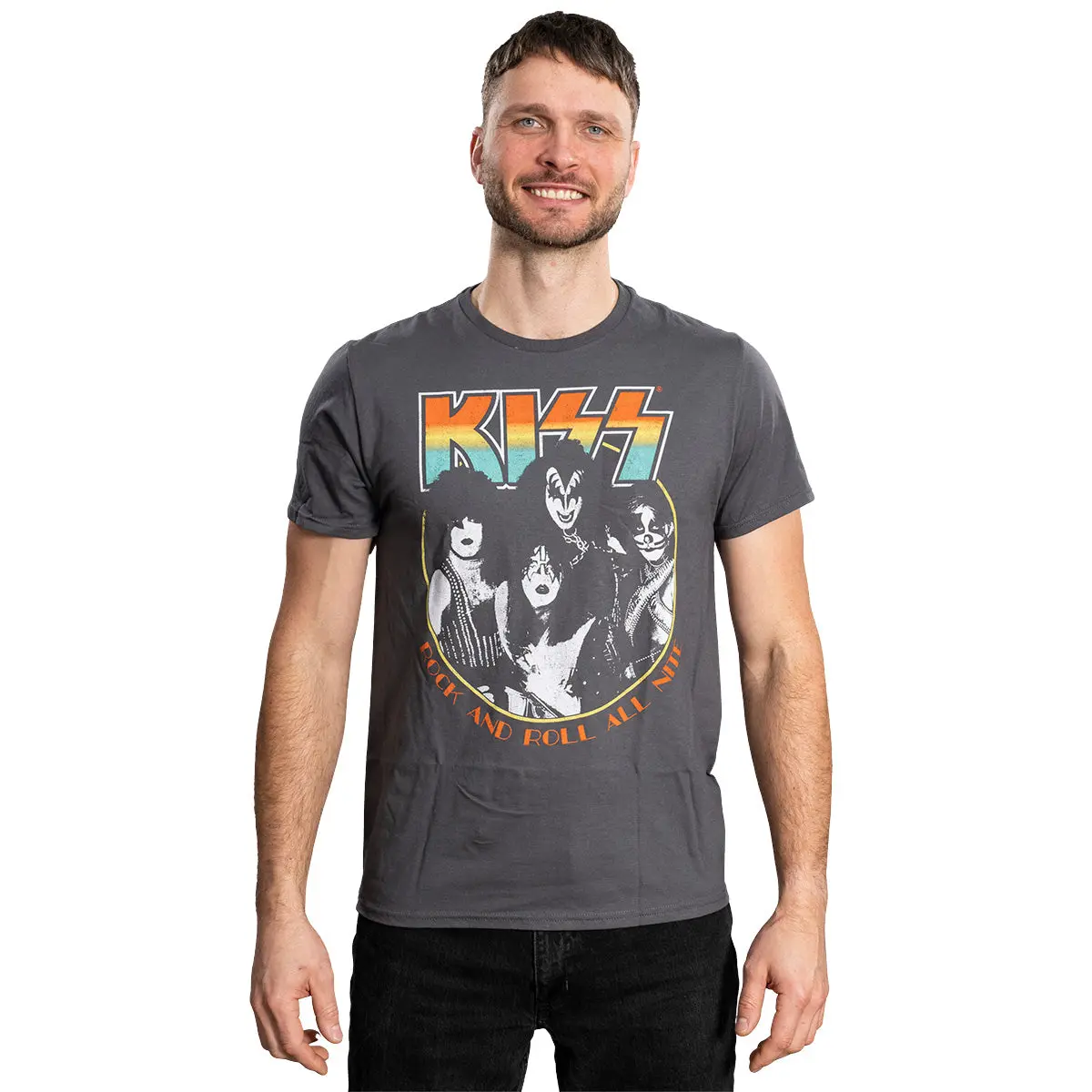 Kiss Group Music Band T-Shirt - Casual Apparel for Music Enthusiasts