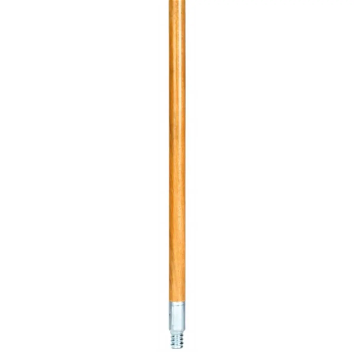 212 MAIN Sturdy Heavy-Duty Lacquered Wood Broom Handle - 5 in. Metal Tip, Acme Thread - Home Cleaning Supplies, Work Tools for Home Use