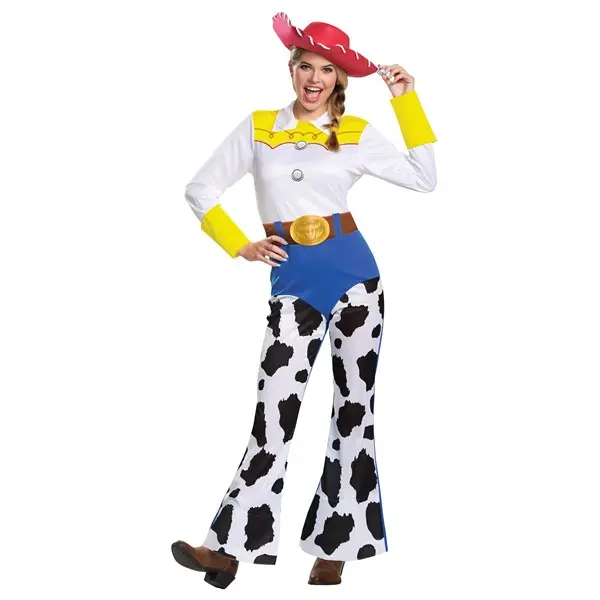 Toy Story Women's Jessie Classic Costume, Clothes, Hat