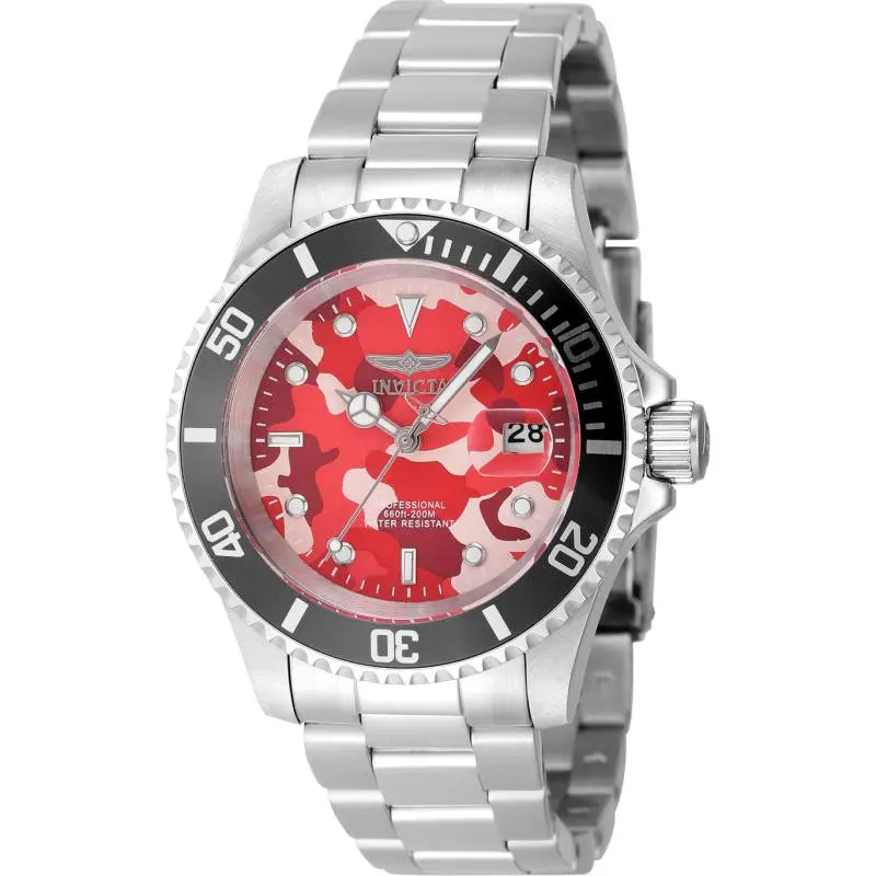 Invicta Men's 40mm Pro Diver Quartz Camouflage Bracelet Watch