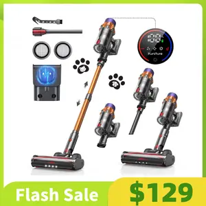 Honiture X7 Multifunctional Cordless Vacuum Cleaner,45Kpa 50 Mins Runtime Self-Standing Stick Vacuum Cleaners for Home,Powerful Suction,Lightweight, LED Touch Screen 9 in 1 Vacuum for Pet Hair and Carpets,Hardwood Floor, Valentine's gift