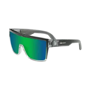 Bomber - Buzz Z87+ Polarized Two Tone / Green Mirror Sunglasses