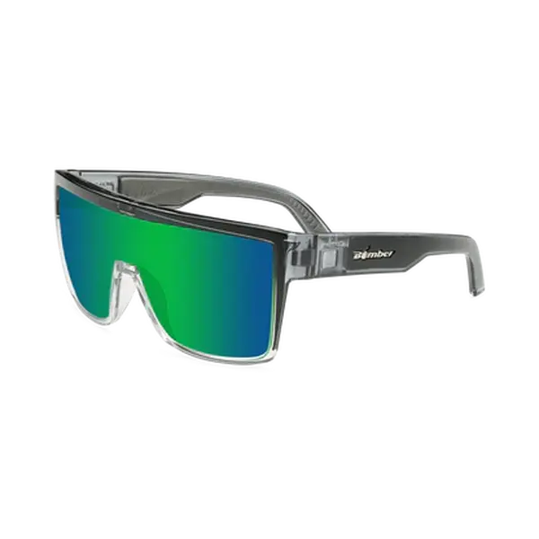 Bomber - Buzz Z87+ Polarized Two Tone / Green Mirror Sunglasses