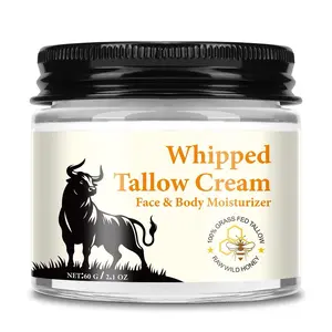 Beef Tallow for Skin, Tallow and Honey Balm, Moisturize Your Skin, Provide Your Skin with Long-Lasting Moisturizing, Prevent Skin Aging, and Repair Skin, for All Skin Type -