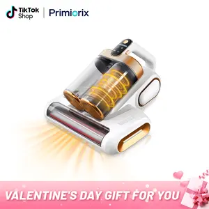 【VALENTINE'S DAY】Mattress Vacuum Cleaner, Bed Vacuum with 13000pa Powerful Suction 253.7nm UV-C Light, 18000 RPM/Min Brushroll, Cordless Handheld Vacuum with Dual Bins for Dust, Pet Hair,etc Home Cleaning Machine Deep Cleaning Machine