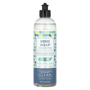 Therapy Clean Dish Soap, Juniper & Lemon Zest, 16 fl oz (473 ml)
