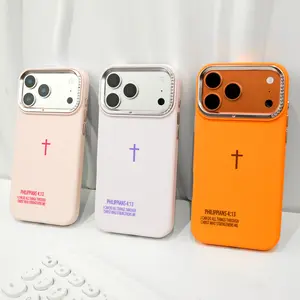 Cross Bible FILIPENSES Phone case for iPhone 17Pro Max Air 16Plus 15 14 13 12 11 cases, Dopamine Girl, Minimalist style, Faith, God is Gift, simplicity, Protective Silicone Cover,Protection Durable,Shockproof Drop, Advanced Anti-Scratch Silicone Case.HY59