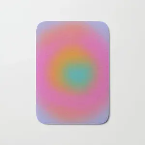 Society6 Auras004 Bath Mat - Ducky B Bathroom Decor, Non-Slip Memory Foam, Soft Microfiber, Machine Washable, 17"x24" Absorbent Cozy Bathroom Rug