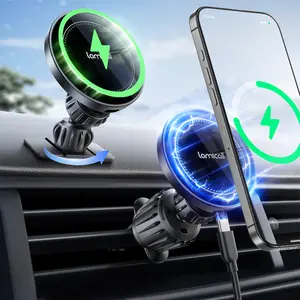 Lamicall 15W MagSafe Car Charger Mount – [2-in-1 Vent Clip & Dashboard Adhesive] Fast Wireless Magnetic Phone Holder for iPhone 16/15 Pro Max adjustable  #TikTokShopBlackFriday #TikTokShopCyberMonday