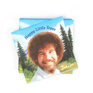 Bob Ross Classic Beverage Napkins (20 pack)