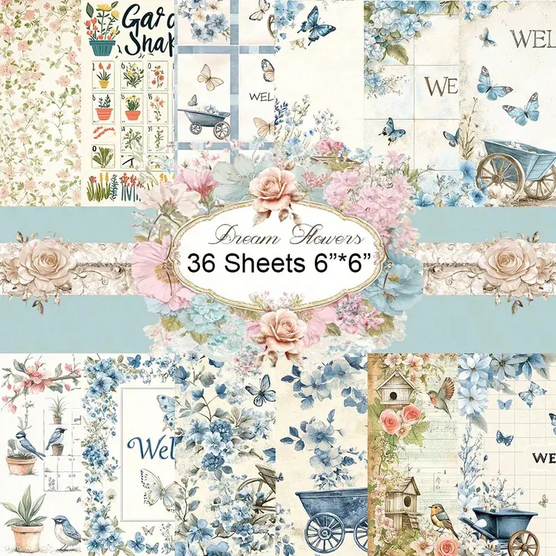 Scrapbook Paper Sheets Pack Perfect for Scrapbooking Paper Art Craft Paper Patterns as Christmas Gifts